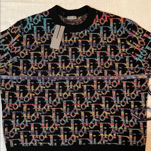 DIOR Oblique Jacquard Sweater (Size: XXXL) - Picture 5 of 12